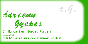 adrienn gyepes business card